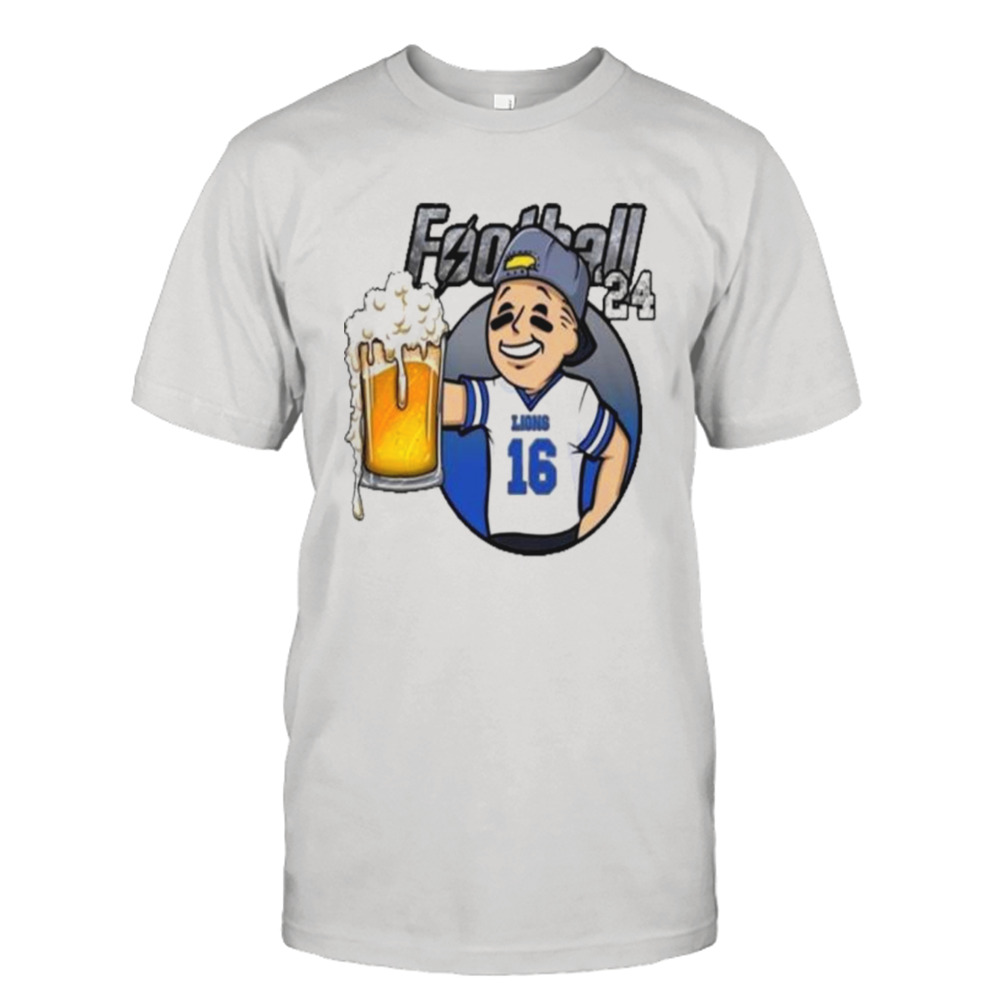 Introducing Beer Football Detroit Lions Drink Beer 24 shirt