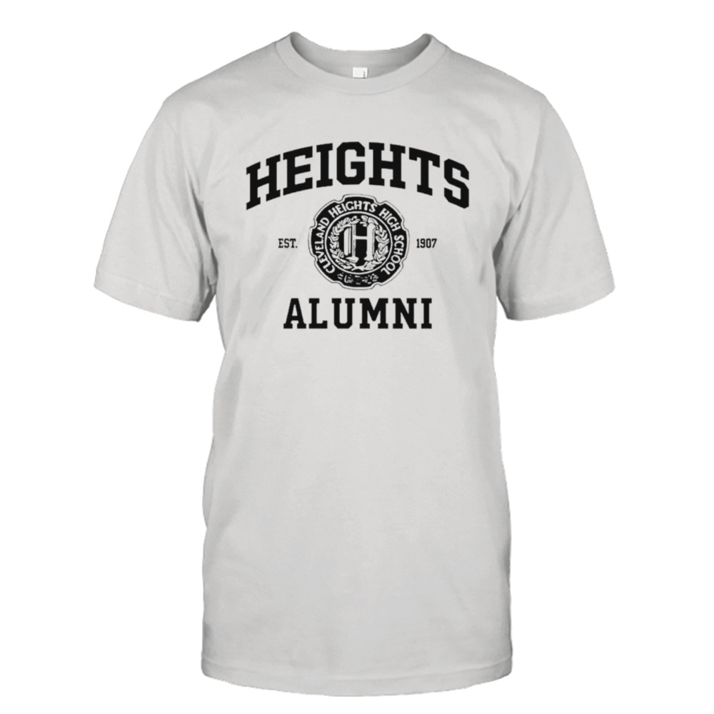 Jason and Travis Heights Alumni logo shirt