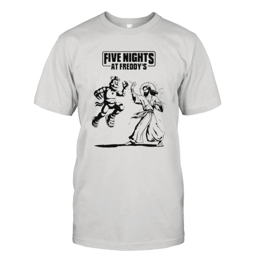 Kohinto five nights at Freddy’s playful Bear vs Jesus shirt