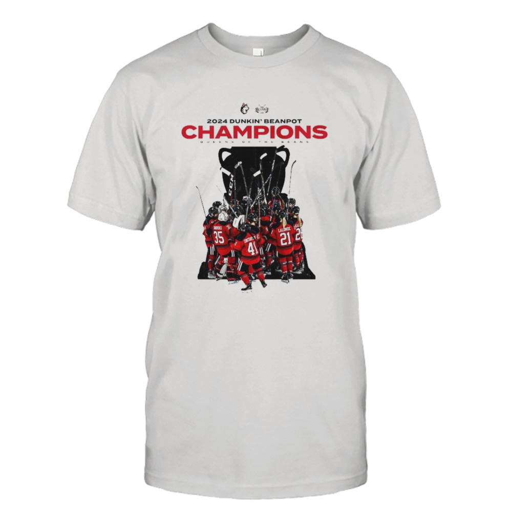 Northeastern Women’s Hockey 2024 Dunkin’s Beanpot Champions Queens Of The Beans Shirt