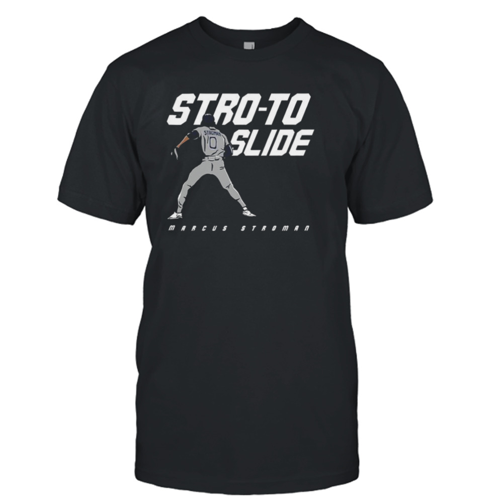 Original New York Yankees Marcus Stroman Stro-to Slide T-shirt