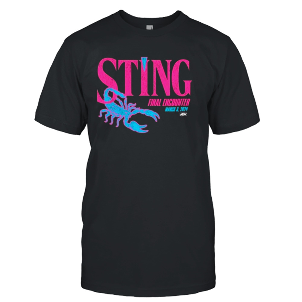 Sting Final Encounter March 3 2024 T-shirt