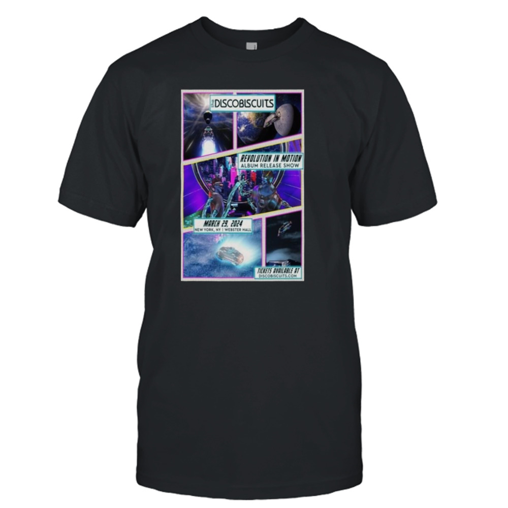 The Disco Biscuits Tour 2024 Webster Hall T-shirt