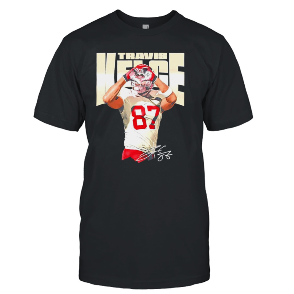 Travis Kelce Kansas City heart signature shirt