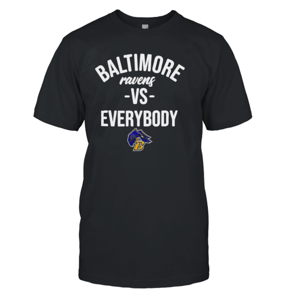 Baltimore Ravens Vs Everybody retro shirt