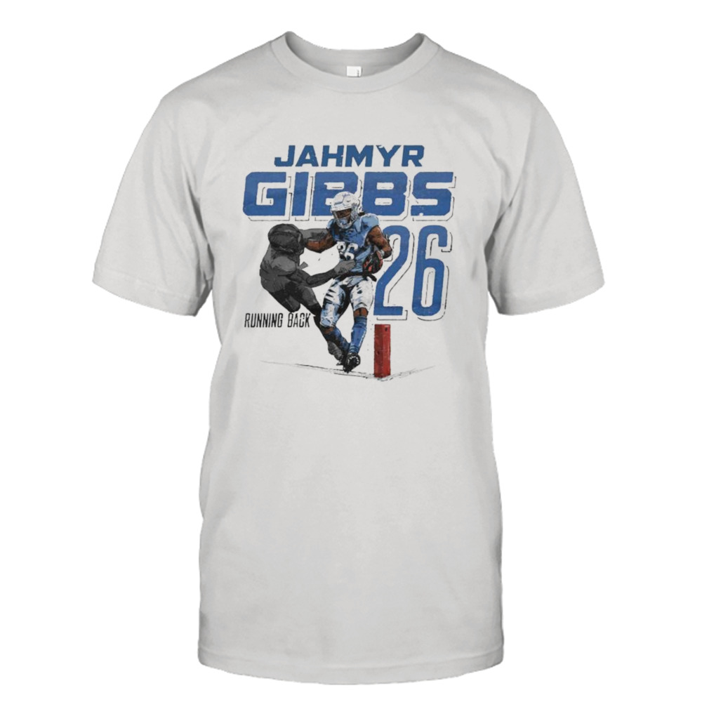 Jahmyr Gibbs Detroit Lions stiff arm vintage shirt