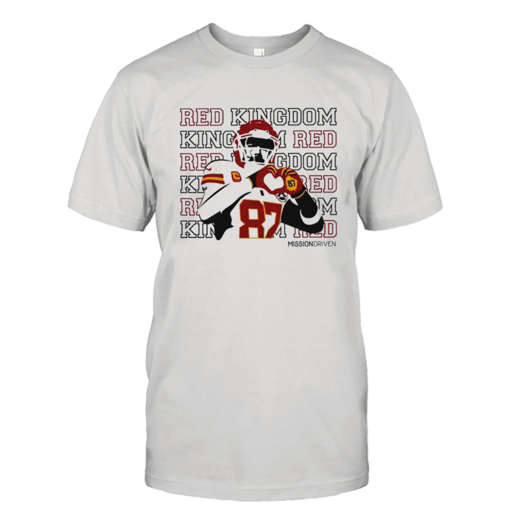 Jason Kelce red kingdom love Taylor shirt