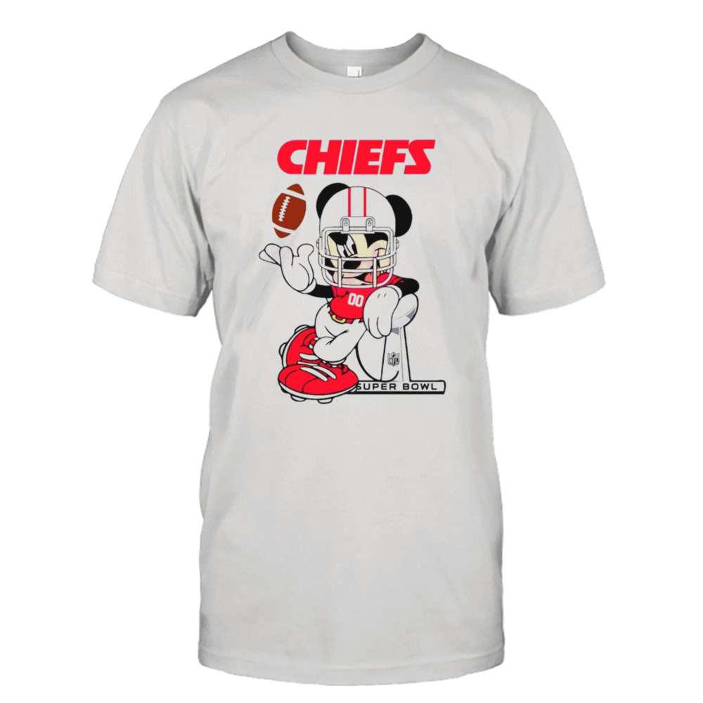 Kansas City Chiefs Mickey Mouse Super Bowl shirt