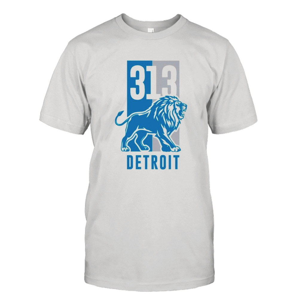 313 Detroit Lions Michigan football shirt