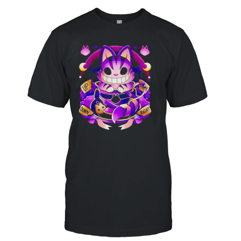 Alice in Wonderland Cheshire mug shirt