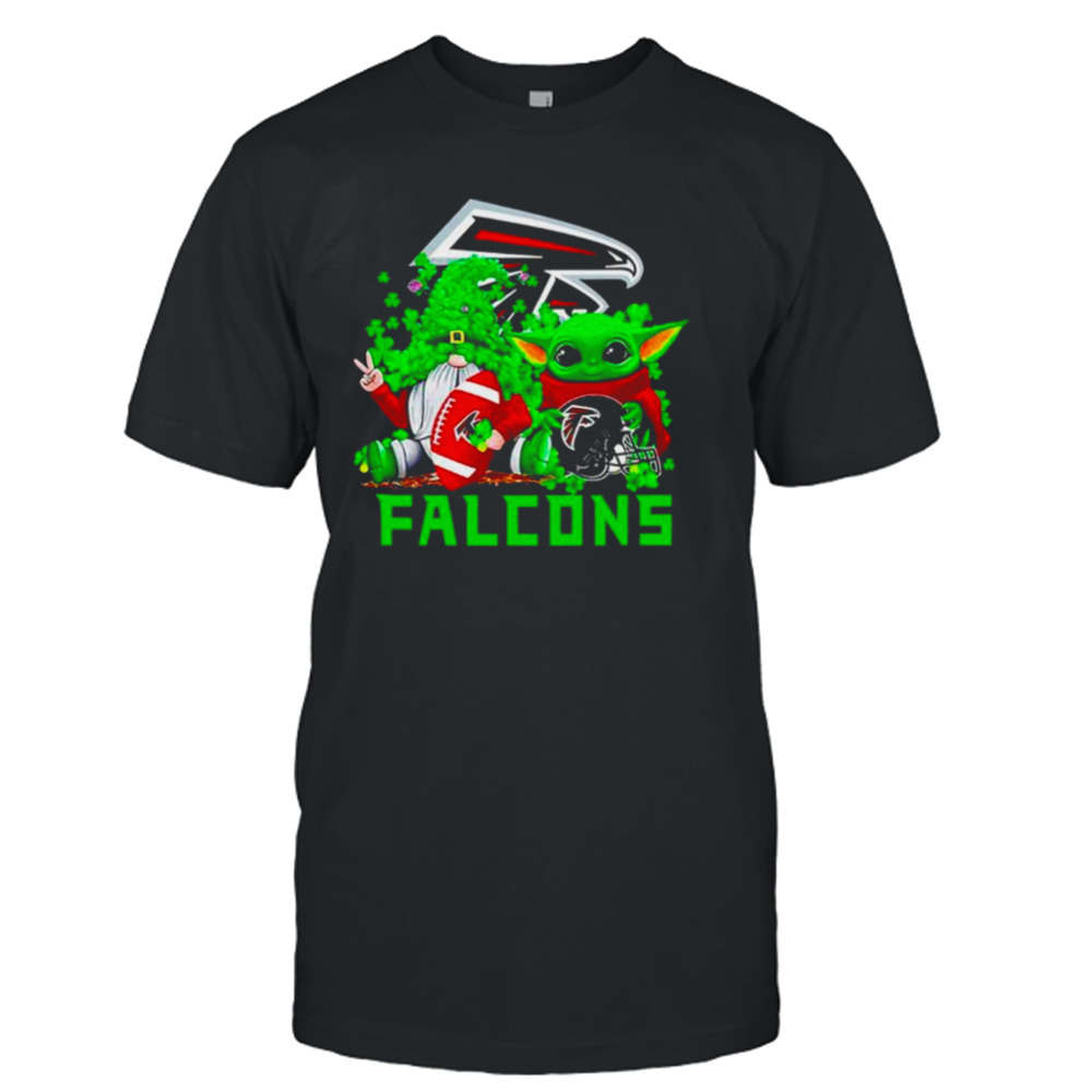 Atlanta Falcons Baby Yoda Happy St.Patrick’s Day Shamrock shirt