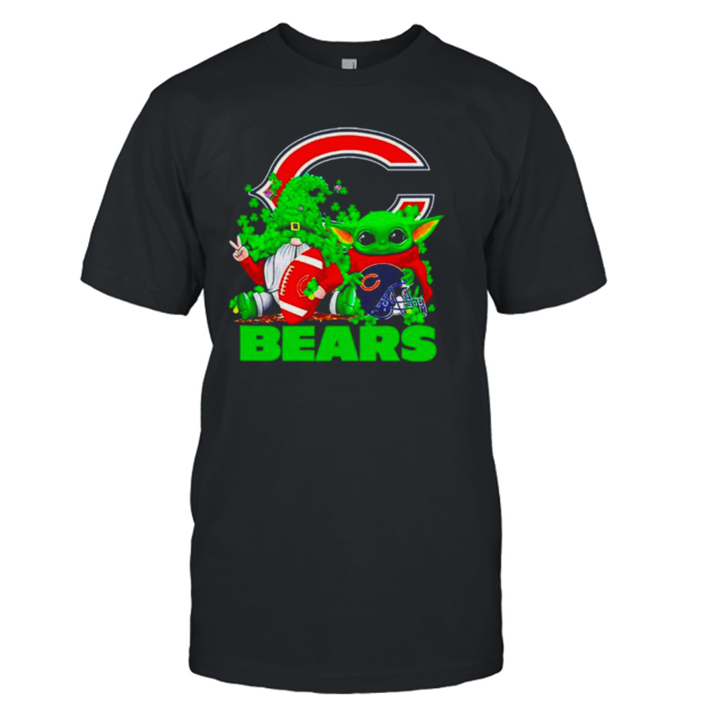 Chicago Bears Baby Yoda Happy St.Patrick’s Day Shamrock shirt