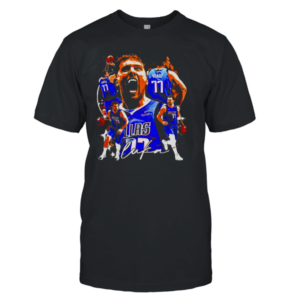 Dallas Mavericks Luka Doncic graphic poster shirt