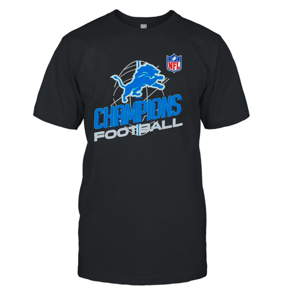 Detroit Lions Champions football logo shirt