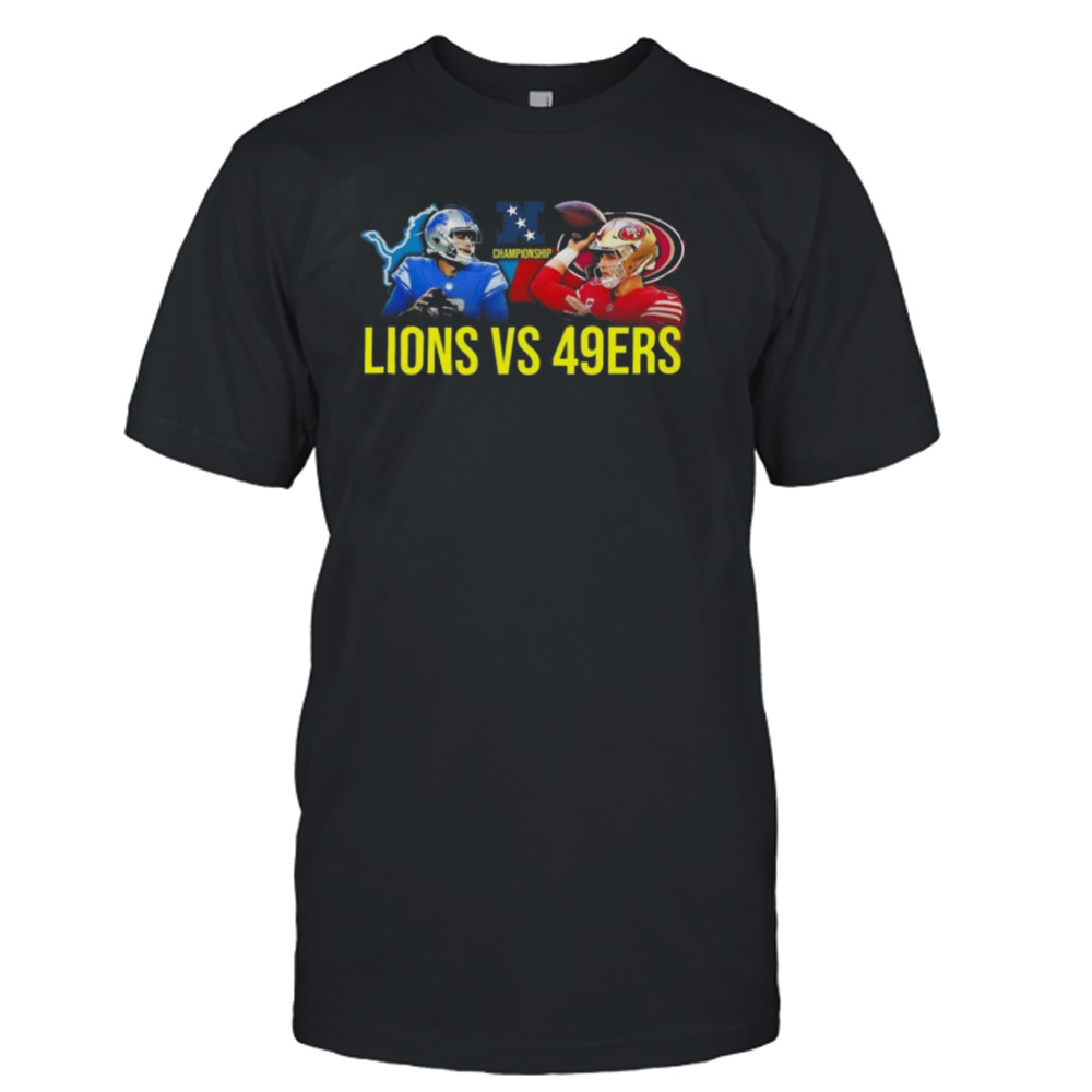 Detroit Lions Vs. San Francisco 49ers Nfc Championship 2024 T-shirt