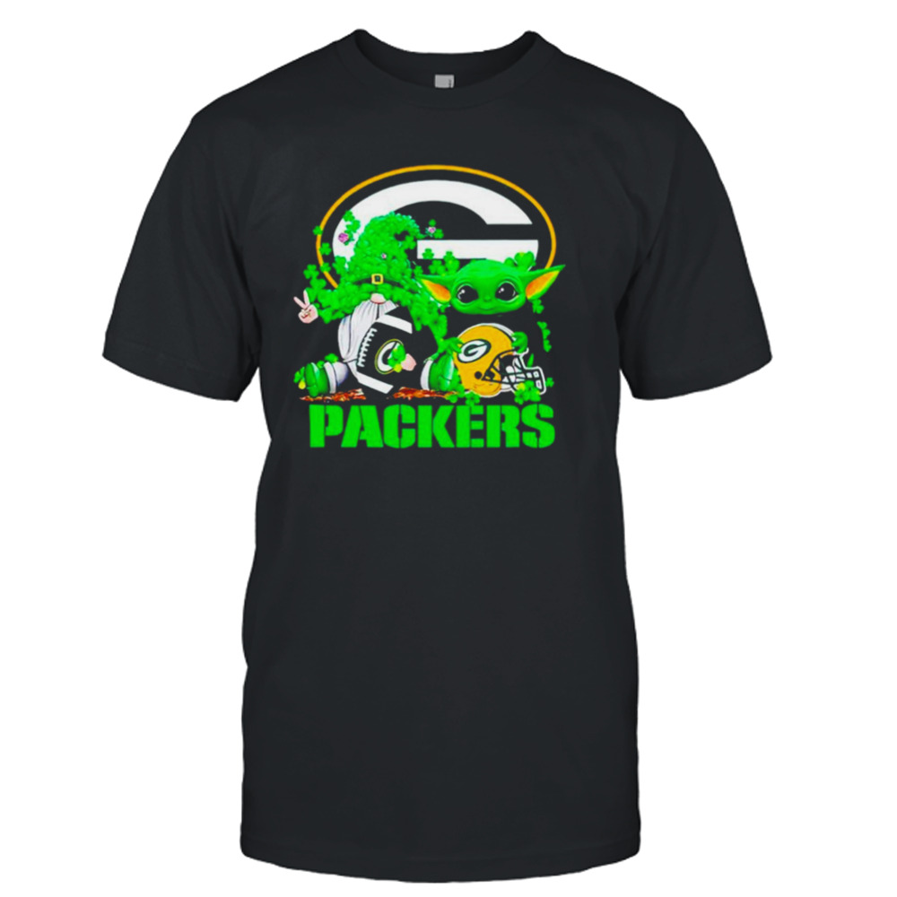 Green Bay Packers Baby Yoda Happy St.Patrick’s Day Shamrock shirt