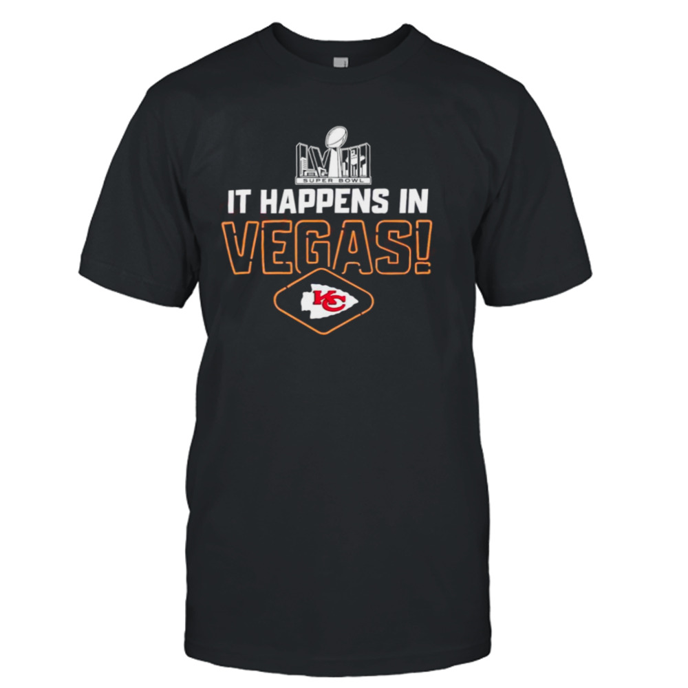 It happens in Vegas Chiefs Super Bowl LVIII shirt