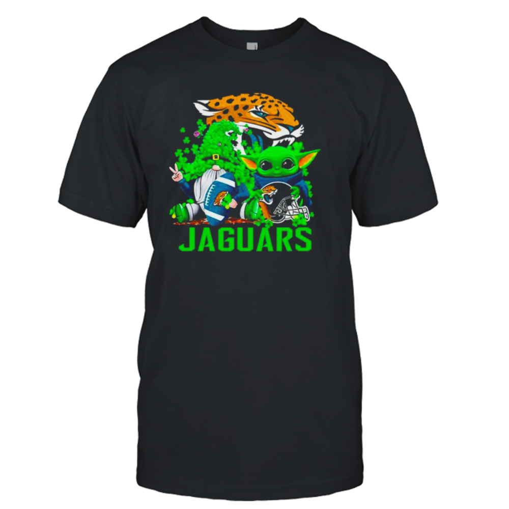 Jacksonville Jaguars Baby Yoda Happy St.Patrick’s Day Shamrock shirt