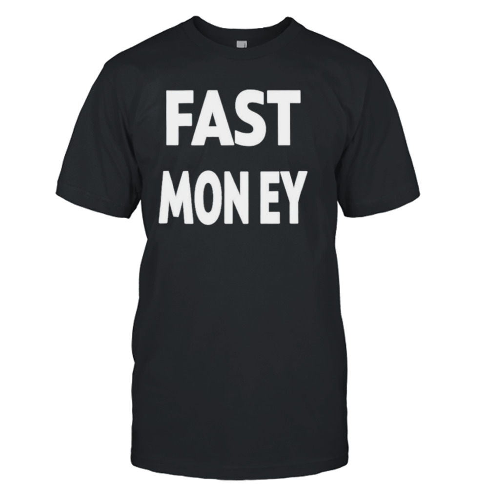 Jason Kelce wearing fast money shirt