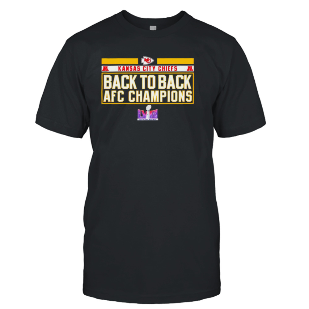 Kansas City Chiefs back to back AFC Champions shirt