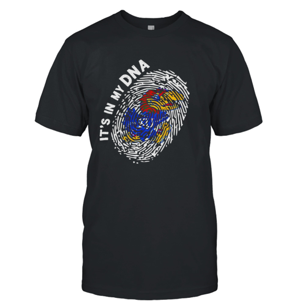 Kansas Jayhawks it’s in my DNA shirt