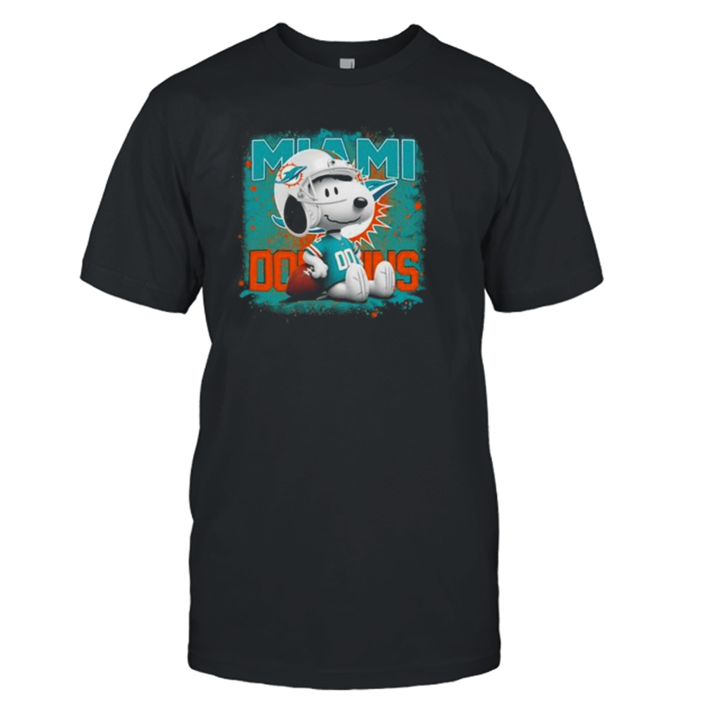 Miami Dolphins Mix Snoopy T-shirt