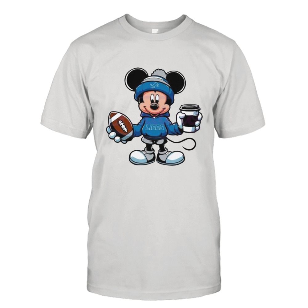 Mickey Mouse Detroit Lions Coffee Cup 2024 Shirt