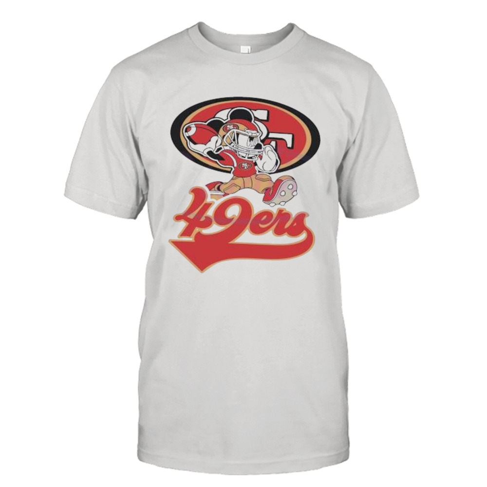 Mickey Mouse Player San Francisco 49ers 2024 Shirt