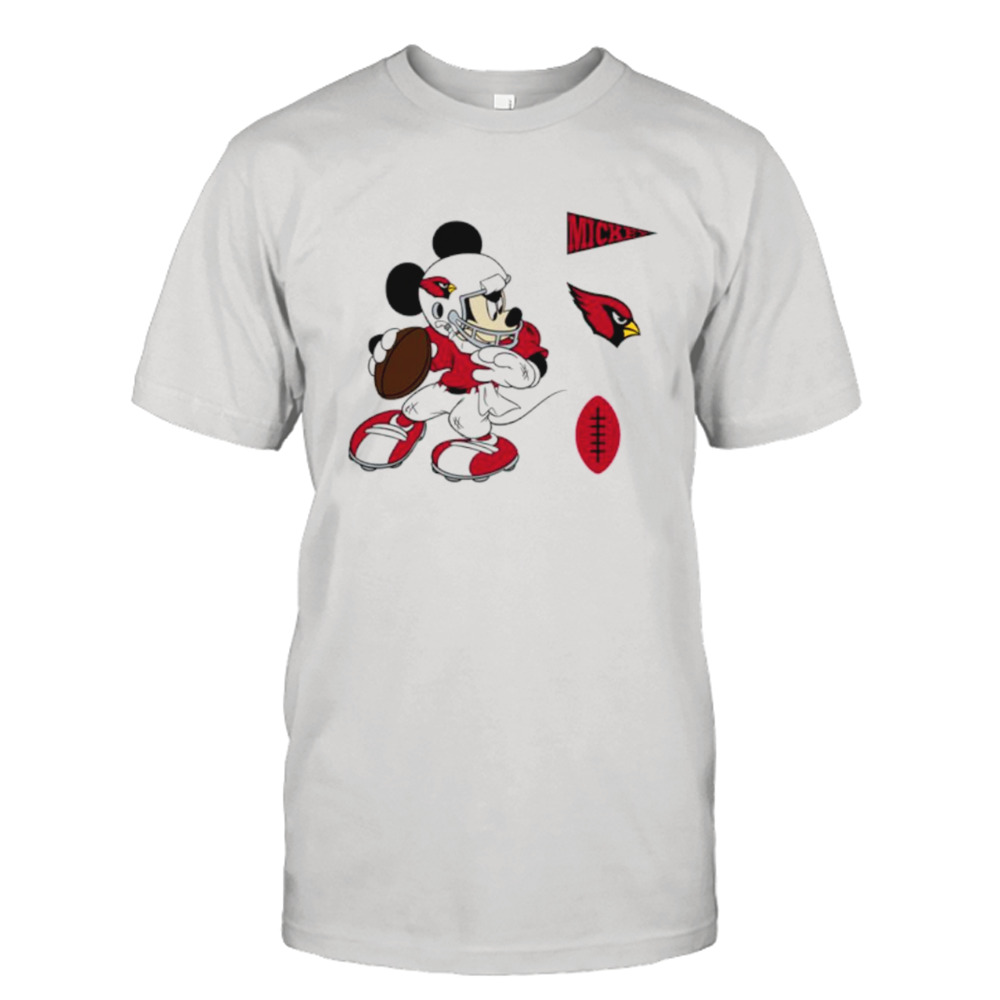 Mickey mouse player Arizona Cardinals Disney football shirt