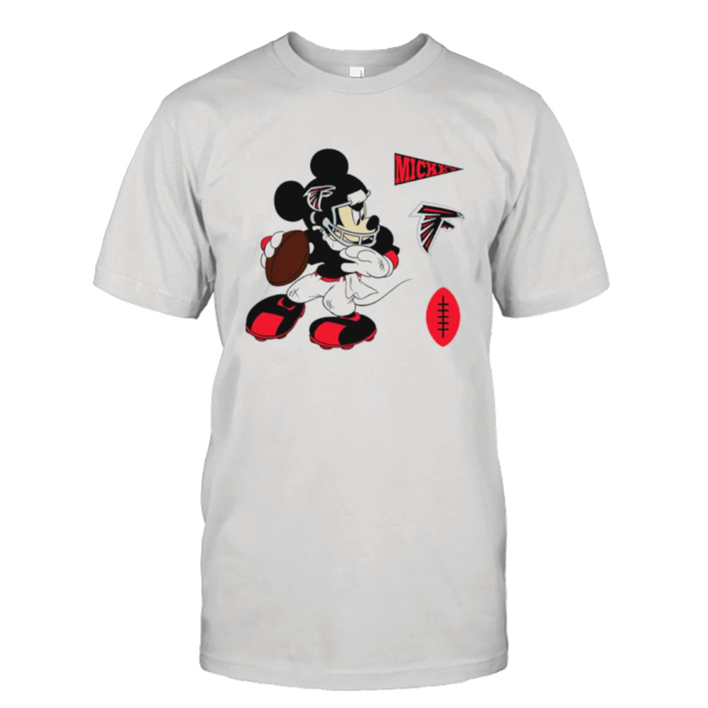 Mickey mouse player Atlanta Falcons Disney football shirt