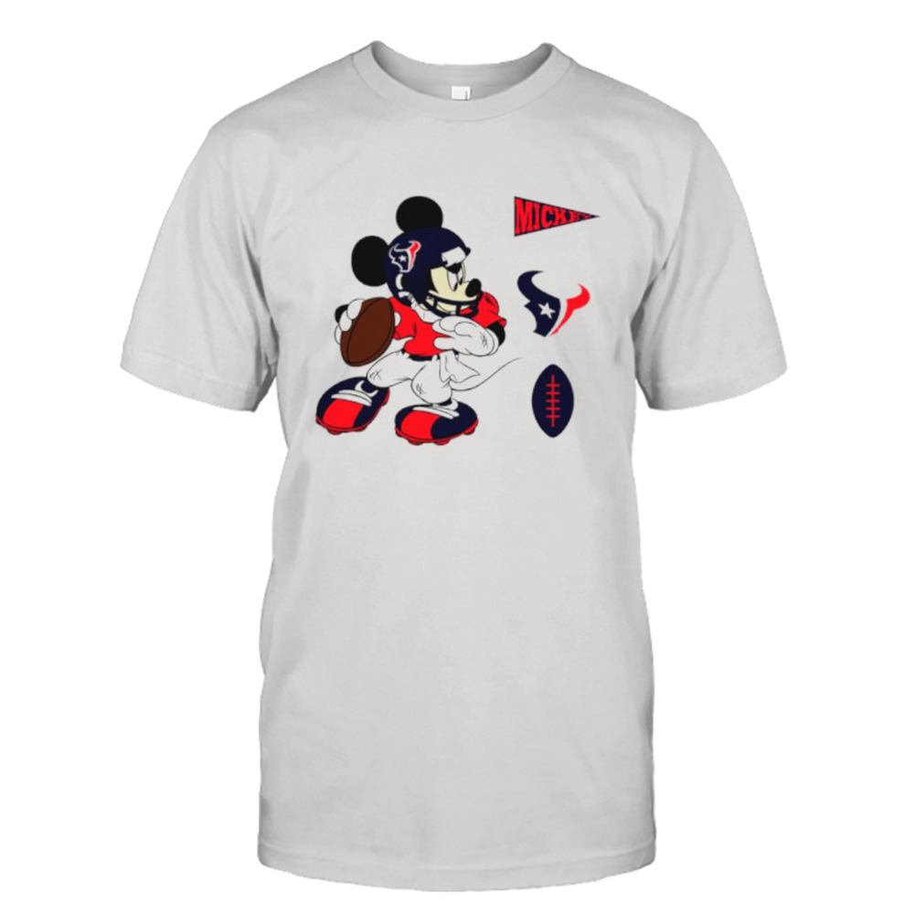 Mickey mouse player Houston Texans Disney football shirt