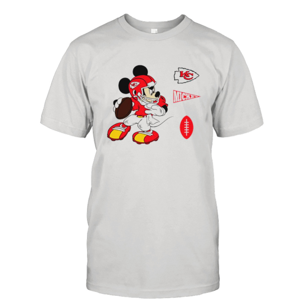 Mickey mouse player Kansas City Chiefs Disney football shirt