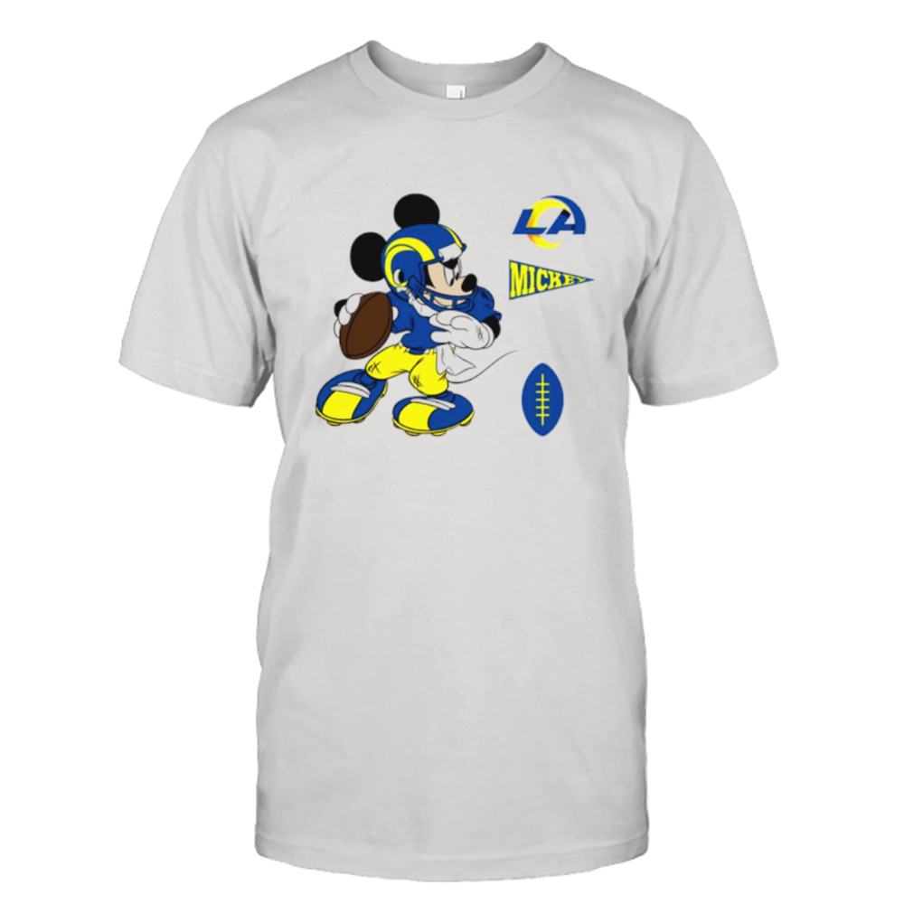 Mickey mouse player Los Angeles Rams Disney football shirt