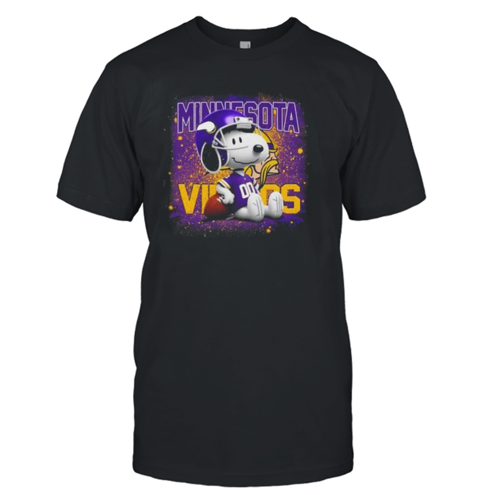 Minnesota Vikings Mix Snoopy T-shirt