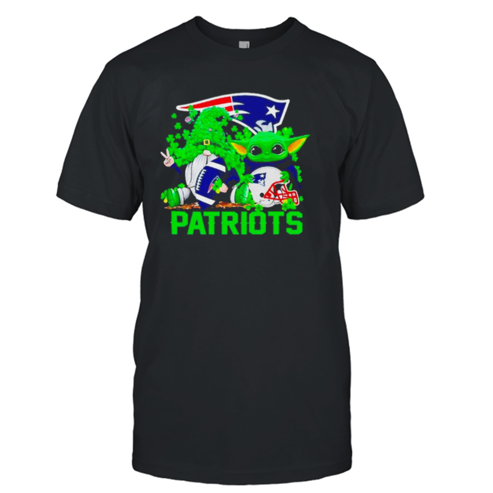 New England Patriots Baby Yoda Happy St.Patrick’s Day Shamrock shirt