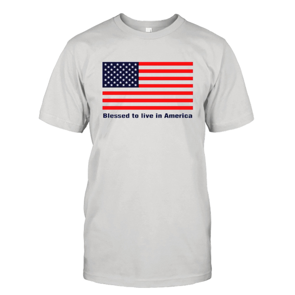 Nikki Haley 2024 blessed to live in America flag shirt