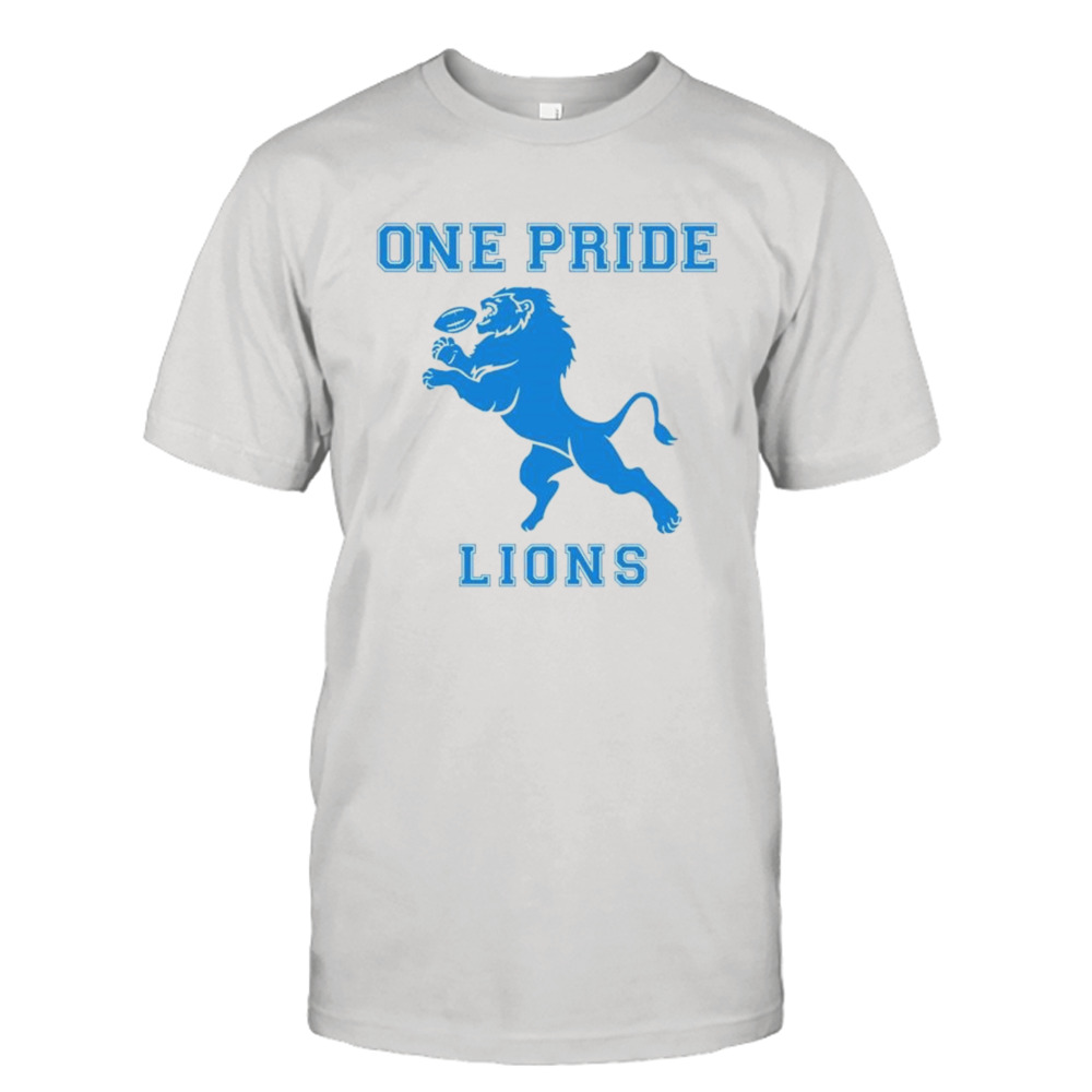 One pride Lions Detroit football shirt