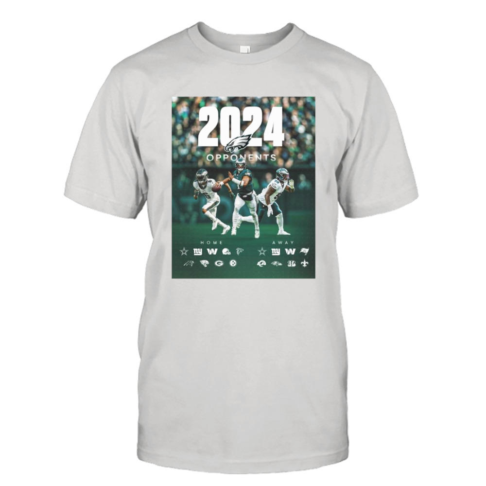 Philadelphia Eagles 2024 opponents on the rise shirt