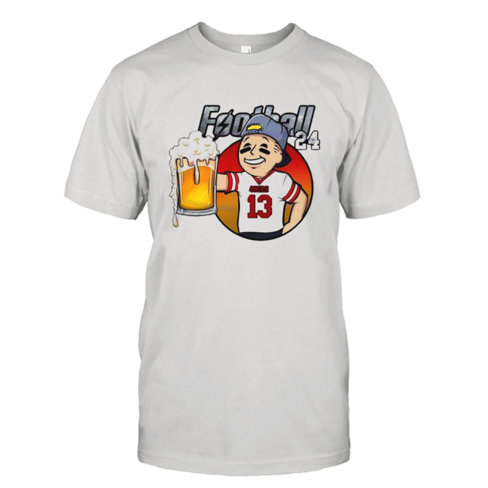 San Francisco 49ers beer fallout football 24 shirt