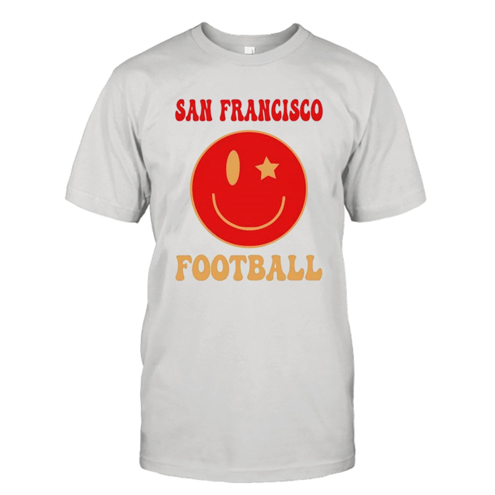 San Francisco Football smile face shirt