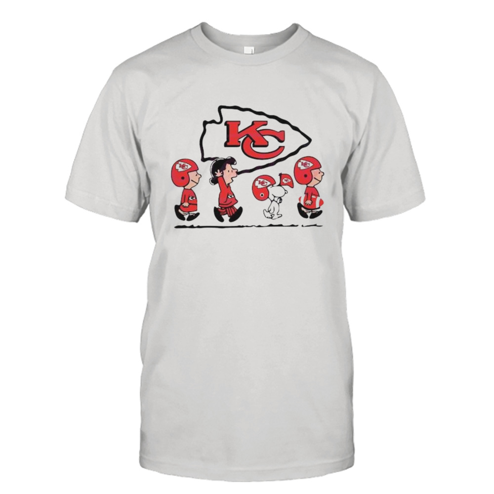 Snoopy The Peanuts Kansas City Chiefs Road 2024 T-Shirt