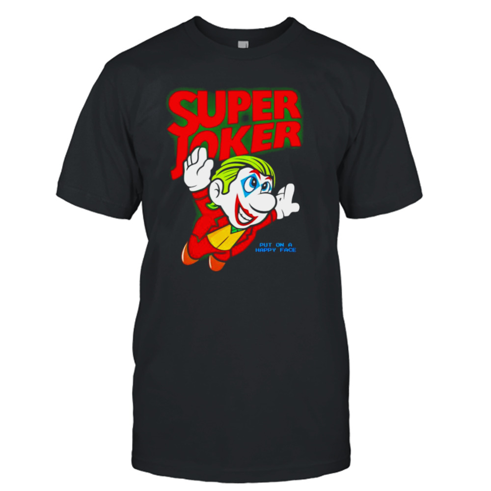 Super Joker happy face shirt