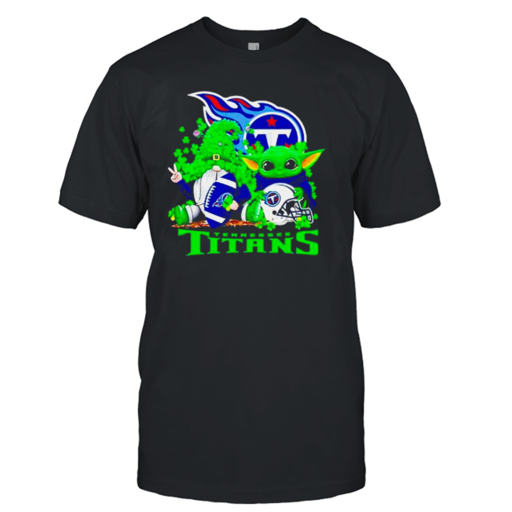 Tennessee Titans Baby Yoda Happy St.Patrick’s Day Shamrock shirt