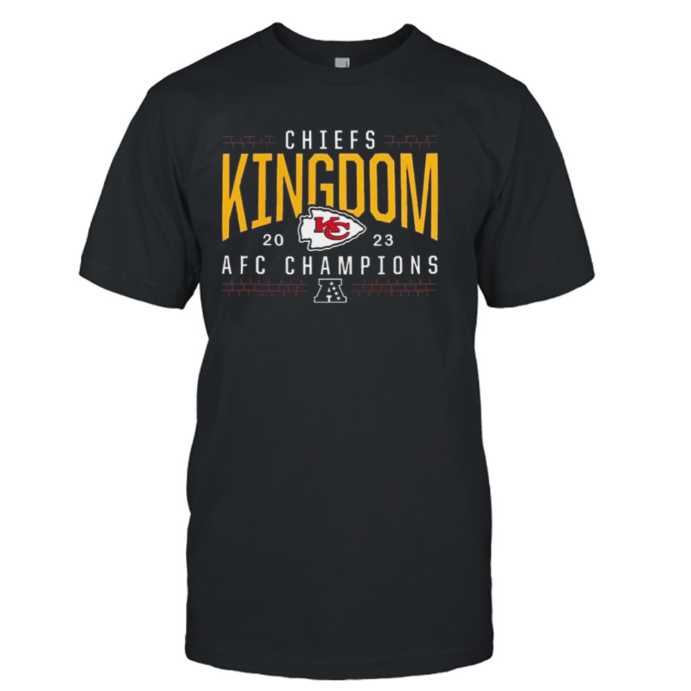 The Chiefs Kingdom Kansas City Chiefs 2023 AFC Champions T-Shirt