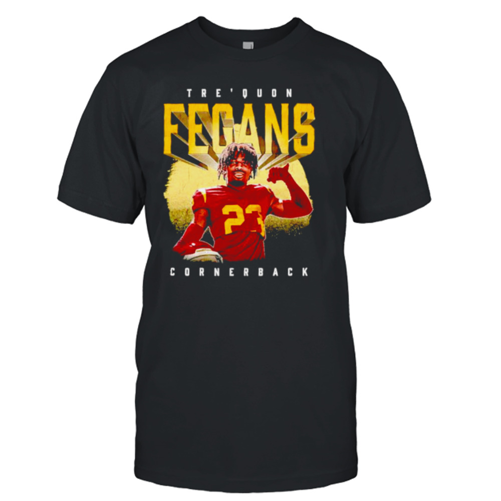 Tre’Quon Fegans college pose shirt