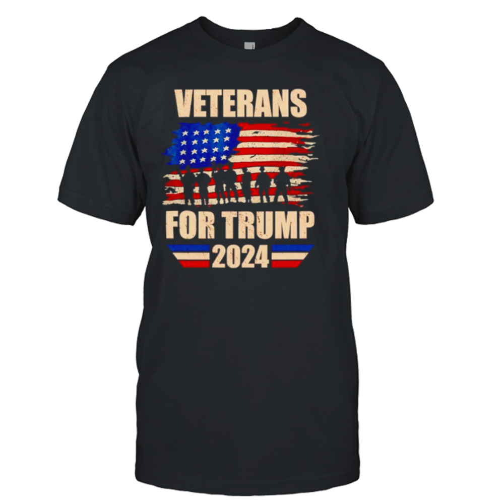 Veterans For Trump 2024 Pro American Troops shirt