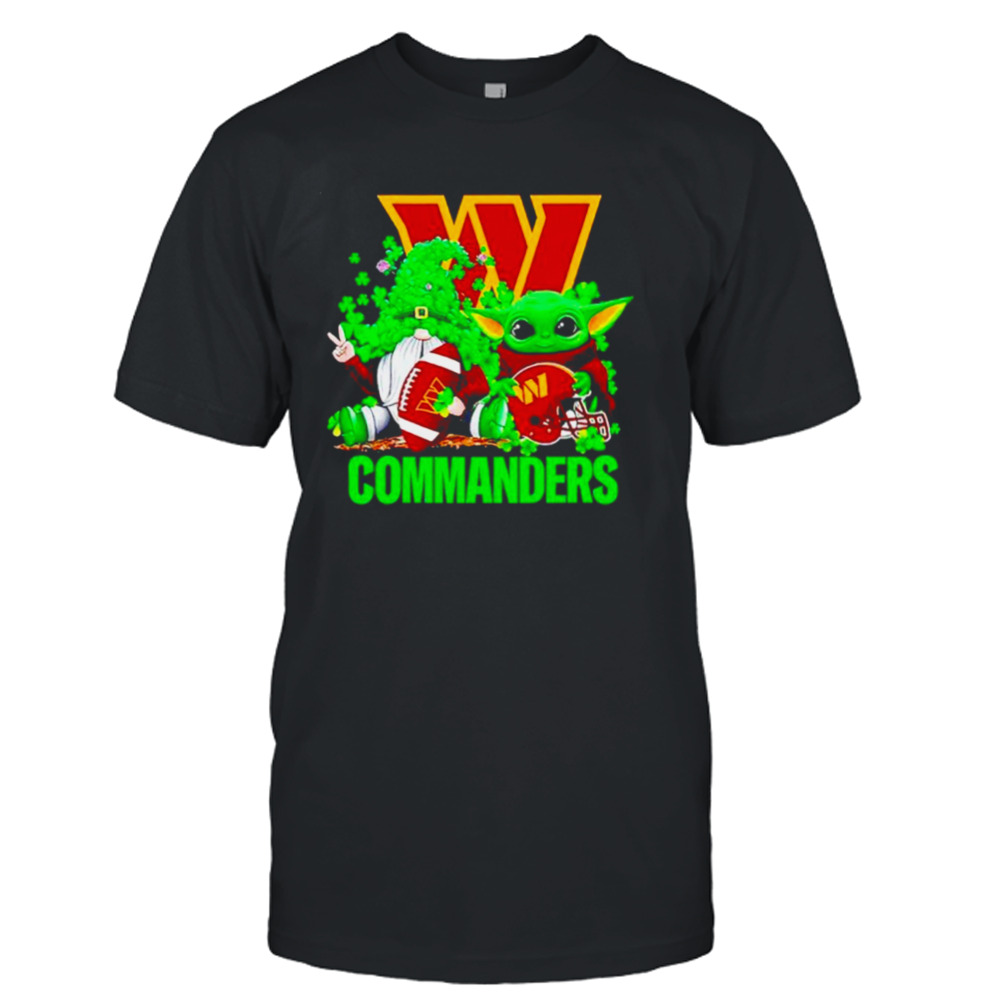 Washington Commanders Baby Yoda Happy St.Patrick’s Day Shamrock shirt