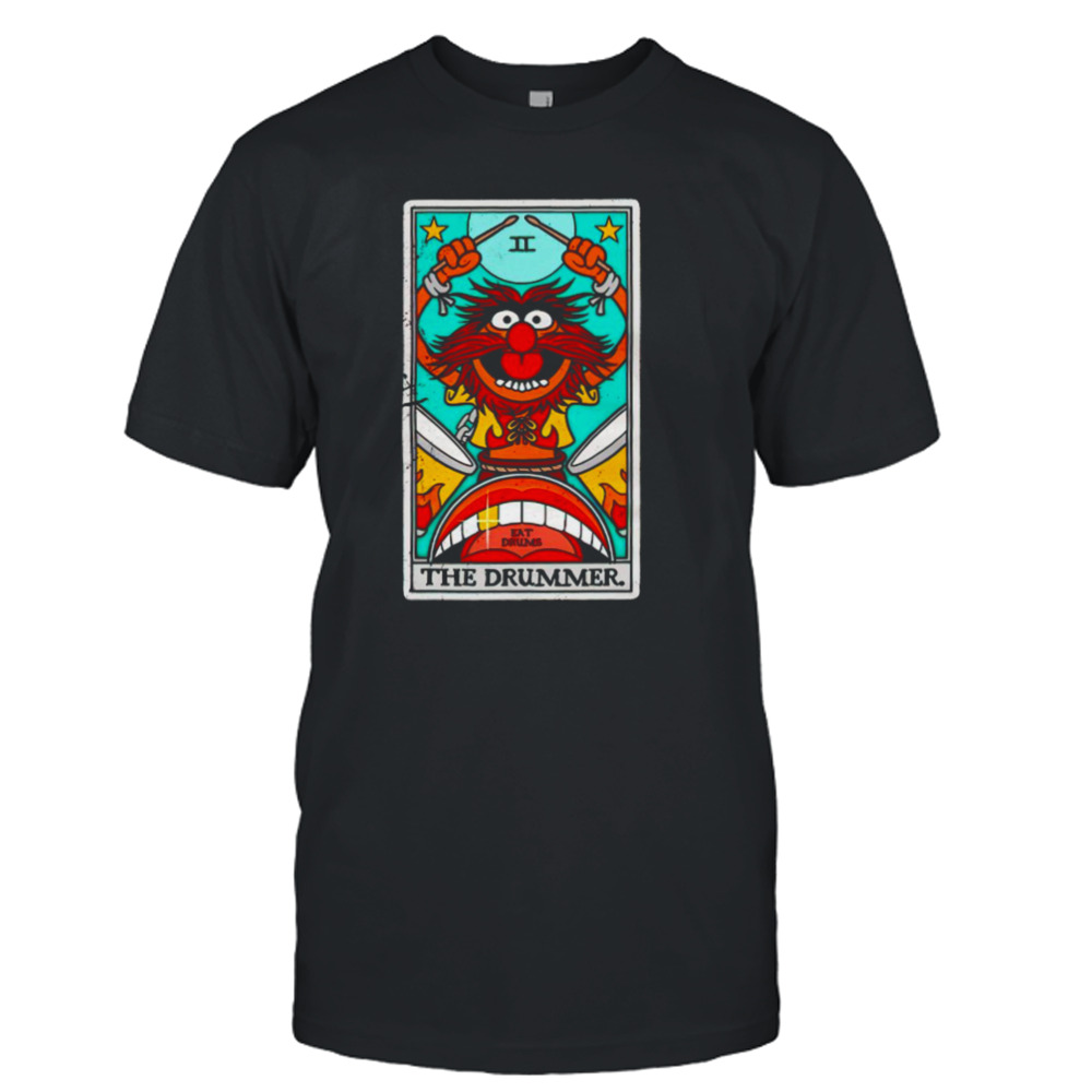 Animal The Muppets The Drummer tarot card shirt