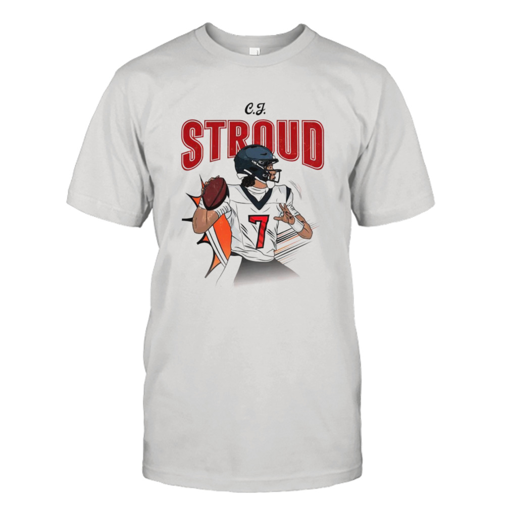 C.J. Stroud heavyweight cartoon shirt