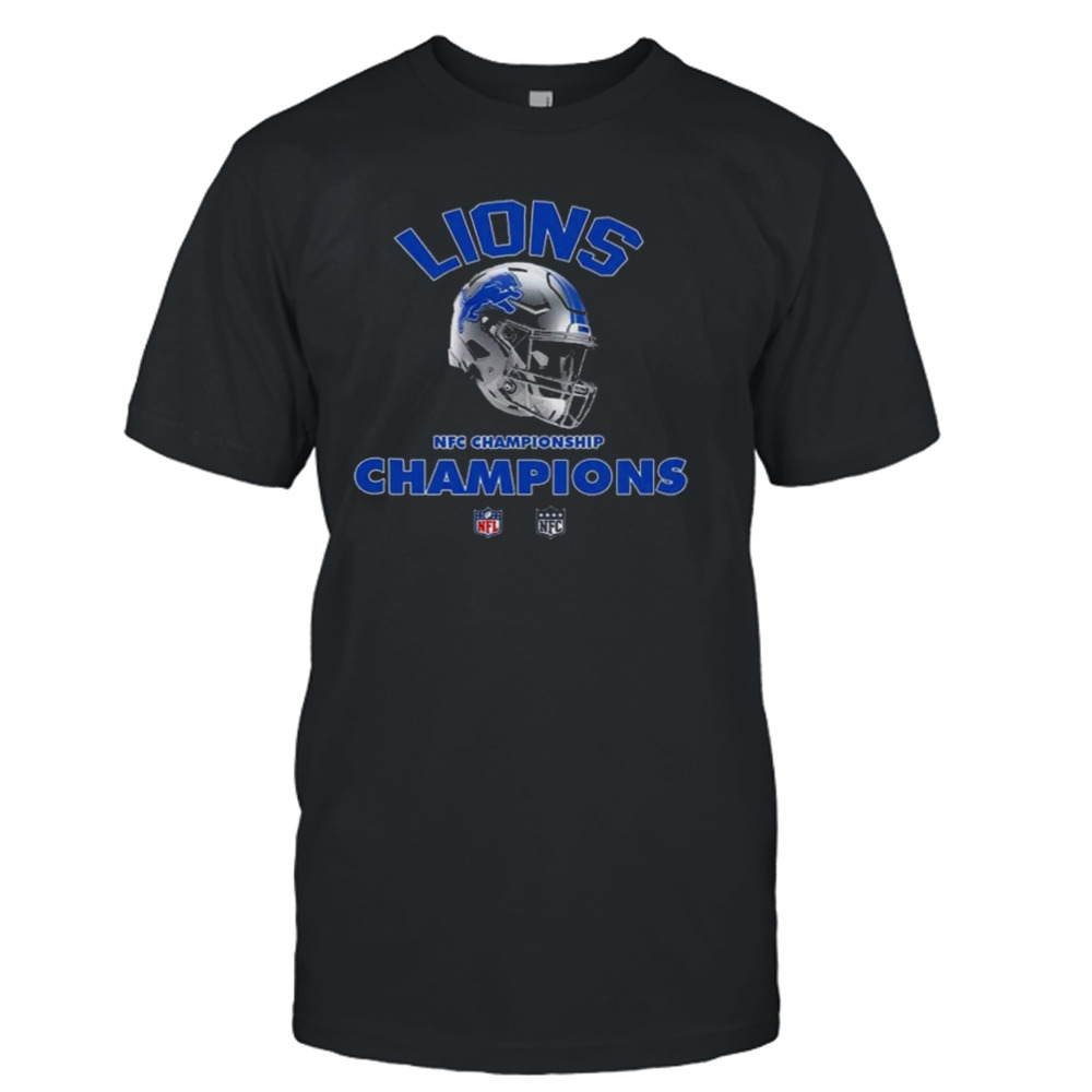 Detroit Lions NFC Championship Season 2023-2024 NFL Super Bowl LVII Merchandise Helmet Winners Fan Gifts Merchandise T-Shirts